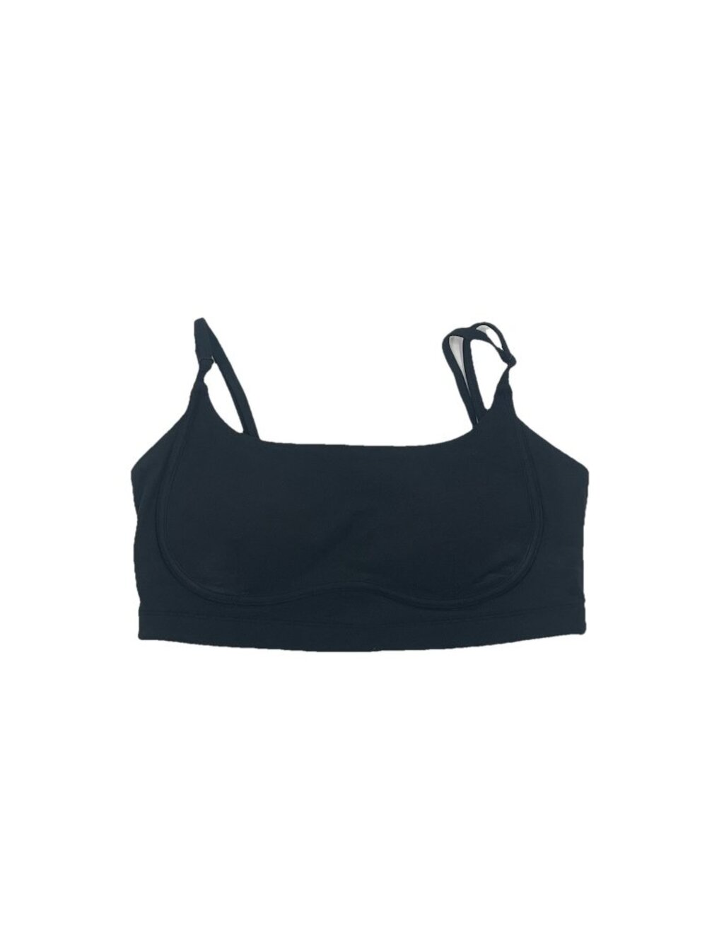 Vitality Black Sports Bra Sz XL Workout Top Clean Girl Aesthetic Sporty Chic